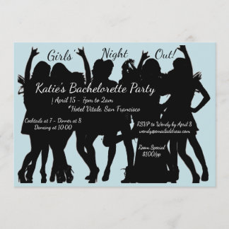 Meisjes Night Out Bachelorette Party Kaart