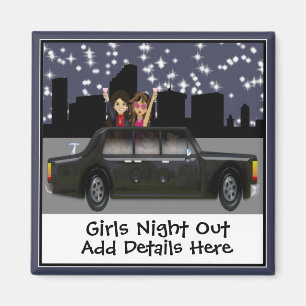 Meisjes Night Out Magnet Magneet