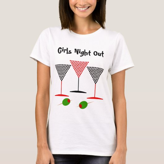 Meisjes Night Out Shirt (Voorkant)