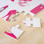 Meisjes ontwerpen puzzel legpuzzel (Zijkant)