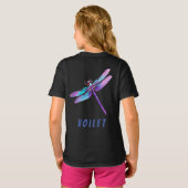 Meisjes ontworpen T-shirt (Achterkant volledig)