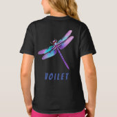 Meisjes ontworpen T-shirt (Achterkant)