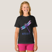 Meisjes ontworpen T-shirt (Voorkant volledig)