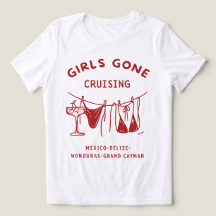 Meisjes op cruise Tri-Blend shirt
