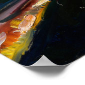 Meisjes op de pier van Edvard Munch Poster (Hoek)