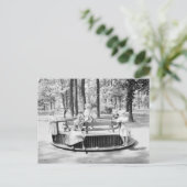 Meisjes op Merry-Go-Round, 1910 Briefkaart (Staand voorkant)