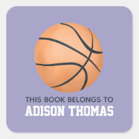 Meisjes Paars Dit boek is Basketball Kinder