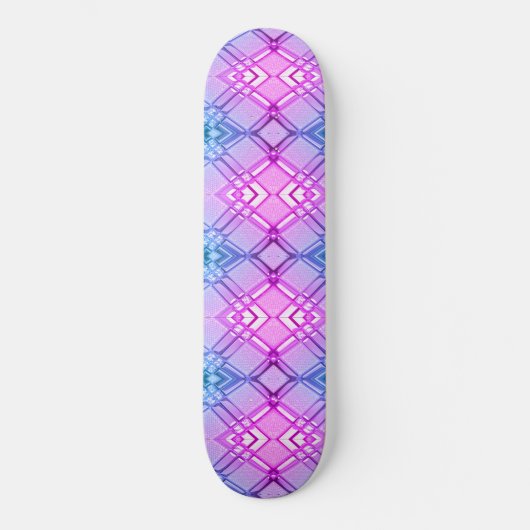Meisjes Paarse Diamond Skateboard (Voorkant)