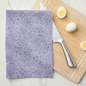 Meisjes Paarse Glitter Glitz Leopard print Theedoek (Quarter Fold)