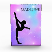 Meisjes Paarse gradiënt Fotoblokken (Voorkant)