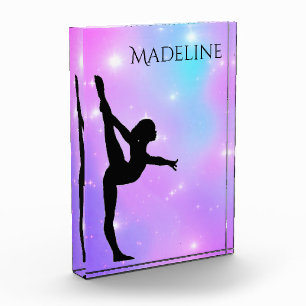 Meisjes Paarse gradiënt Fotoblokken