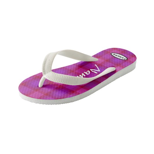 Meisjes Paarse Pset HAMbWG Teenslippers (Schuin)