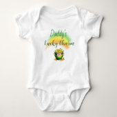 Meisjes Papa's Lucky Charm St. Patrick's Day Romper (Voorkant)