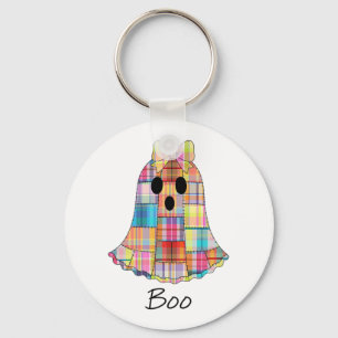 Meisjes Patchwork Spook Kleurrijke Halloween Madra Sleutelhanger