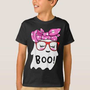Meisjes Peuter Happy Halloween Ghost Met Bandana S T-shirt