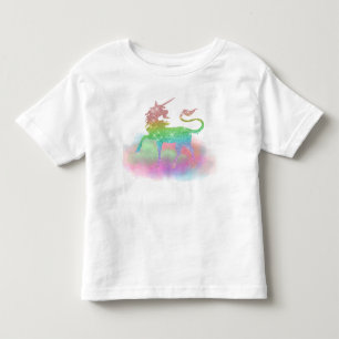 Meisjes peuterregenboogeenhoorn Fantasy t-shirt