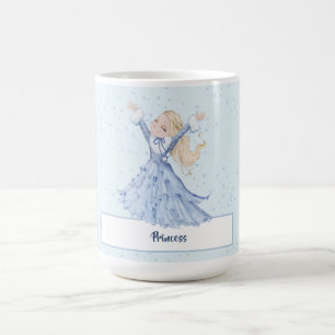 Meisjes Prinses Betoverde Sneeuwvlokken Koffiemok