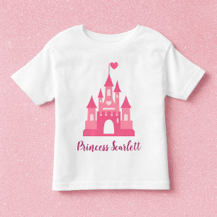 Meisjes Prinsessen Kasteel Persoonlijke T-Shirt