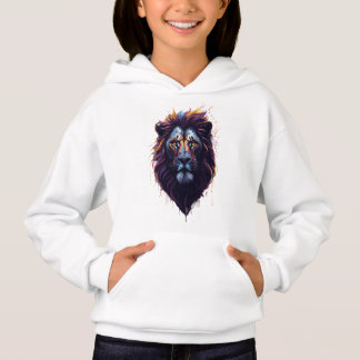 Meisjes pullover hoodie | Leeuw