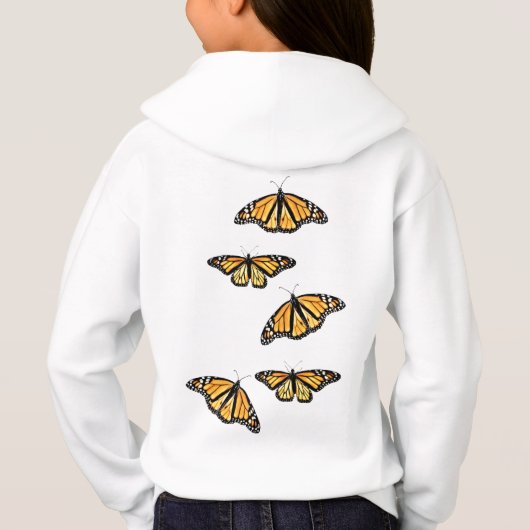 Meisjes Pullover Hoodie Monarchs (Achterkant)