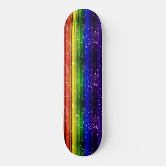 Meisjes Rainbow Sparkle Skateboard (Voorkant)