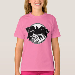 Meisjes Raven Shirten Raven / Crow Art Kinder T-sh T-shirt
