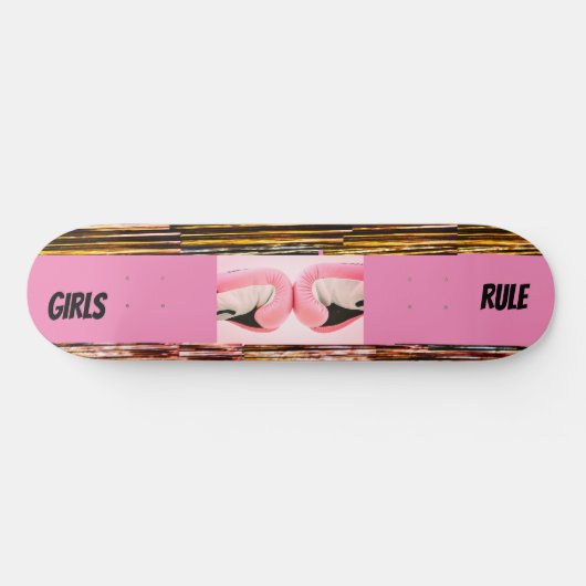 "Meisjes Regel", 8 1/4" Skateboard Deck (Horizontaal)