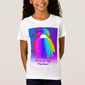 Meisjes regenbooggenoom: We zijn in deze Samen T-shirt