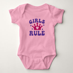 Meisjes regeren baby outfit – Schattige feministis Romper