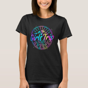 Meisjes reis Griekenland 2025 Shirten Vrouwen Week T-shirt