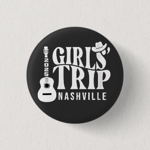 Meisjes reis Nashville 2025 vakantie zomer Ronde Button 3,2 Cm