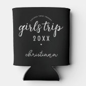 Meisjes reizen goedkoper dan aangepaste vaccinatie blikjeskoeler (Achterkant)