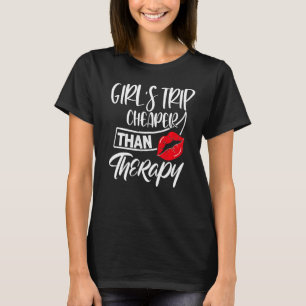 Meisjes reizen goedkoper dan een Therapy Travel Ma T-shirt