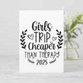 Meisjes reizen goedkoper dan therapie 2025 kaart (Staand voorkant)