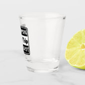 Meisjes reizen nacht zingende zusters shot glas (Rechts)