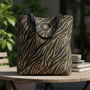 Meisjes Rennen Wild Vrijgezellenfeest Zebra Zwart Draagtas