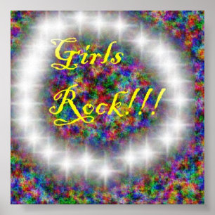 meisjes rock1 poster