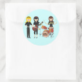 Meisjes Rock Sticker (Tas)