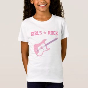 Meisjes Rockster Roze Gitaar T-shirt