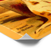  meisjes Roodboekbox Mail Briefkaart Art Poster (Hoek)