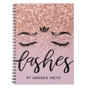 Meisjes Roos Gold Glitter Benoeming Notitieboek
