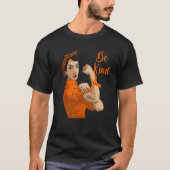 Meisjes Rosie de Riveter Kindness zijn heel sterk T-shirt (Voorkant)