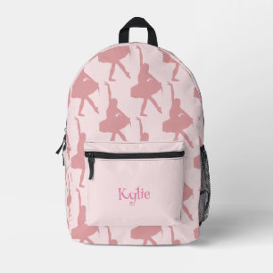 Meisjes Roze Balletschool Bedrukte Rugzak