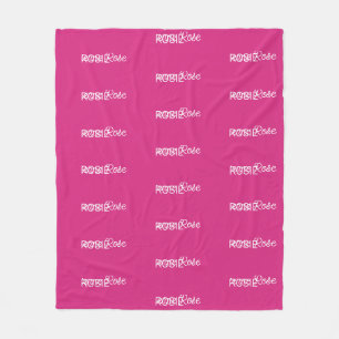 Meisjes Roze Persoonlijke Script Naam Fleece Deken