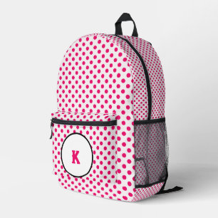 Meisjes Roze polka dots Bedrukte Rugzak