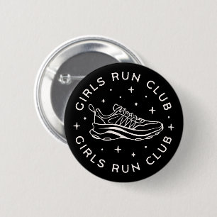 Meisjes runnen club squad groep ronde button 5,7 cm