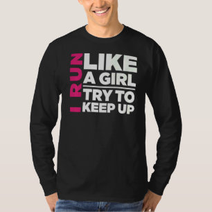 Meisjes Running Team Kan niet vangen ons liefde om T-shirt