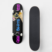 Meisjes Schaats ook! Skateboard (Voorkant)