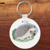 Meisjes schatbare baby Hedegel Sleutelhanger (Voorkant)