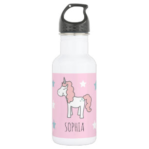 Meisjes Schattig Magisch Roze Eenhoorn Kinderen Waterfles